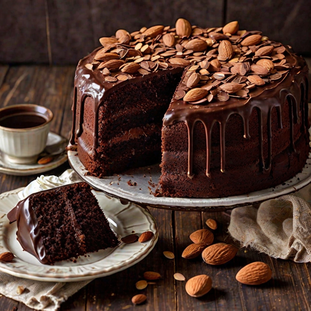 Almond Flour Chocolate Cake Recipe