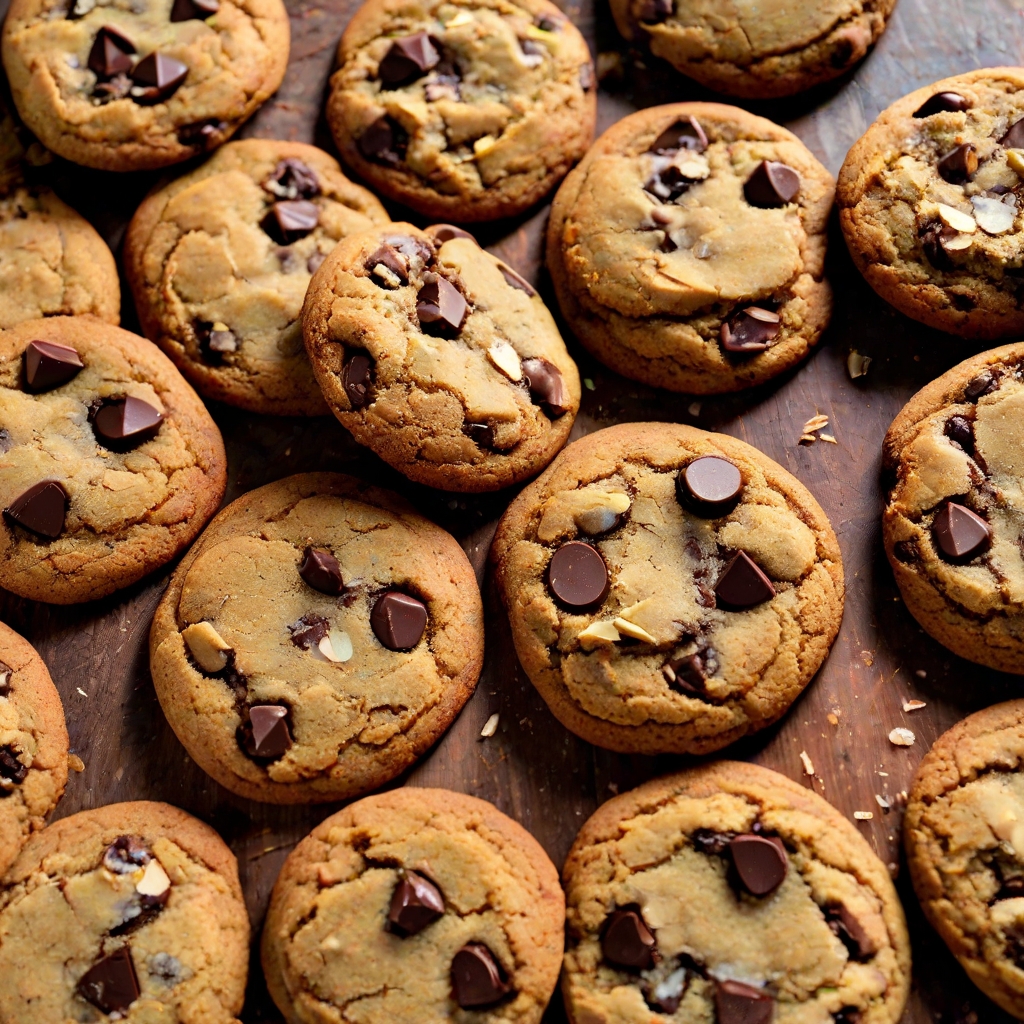 Almond Flour Chocolate Chip Cookies