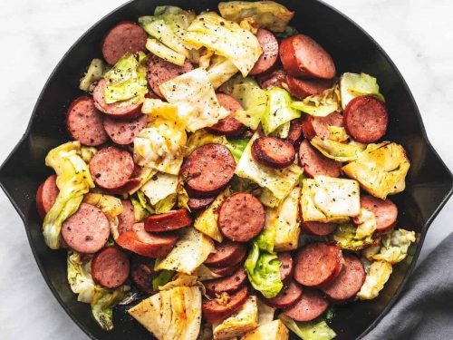 Andouille Sausage and Cabbage Skillet Recipe