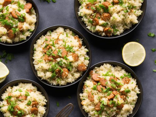 Andouille Sausage and Cauliflower Rice Recipe