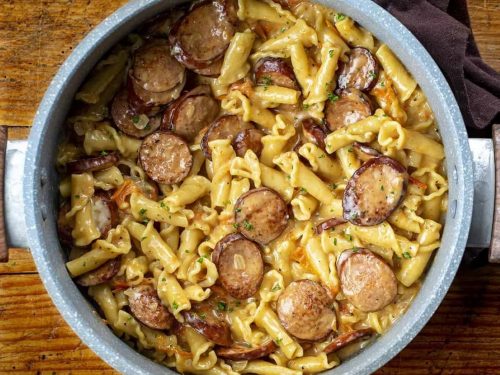 Andouille Sausage and Peppers Pasta Recipe