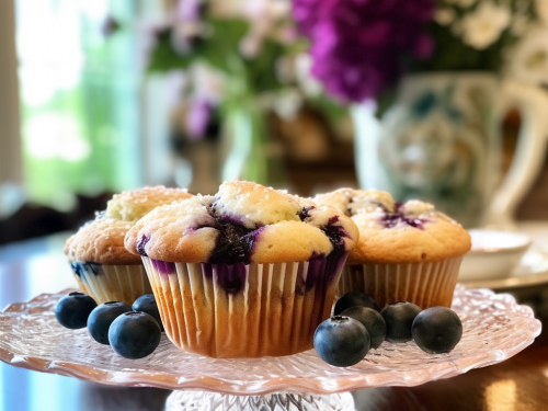 Aunt Susie's Blueberry Muffins