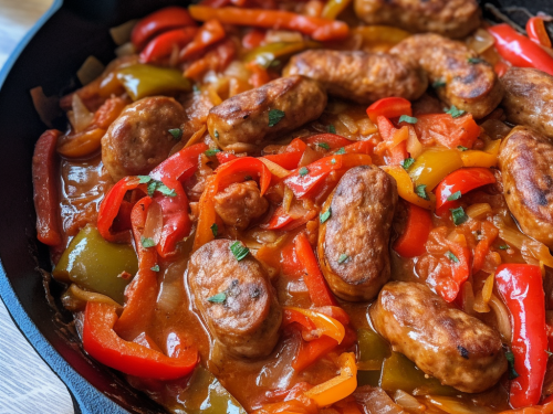 Aunt Susie's Sausage and Peppers Recipe