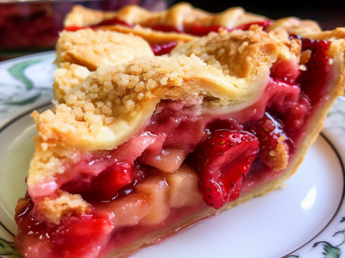 Aunt Susie's Strawberry Rhubarb Pie