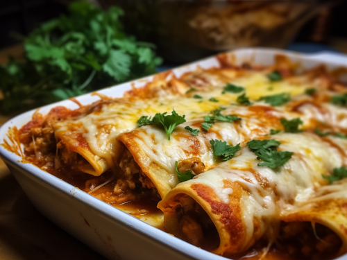 Authentic Chicken Enchiladas