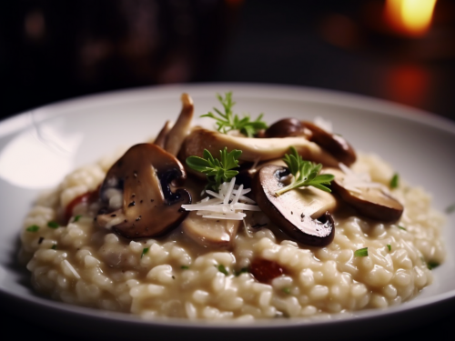 Baby Bella Mushroom Risotto Recipe