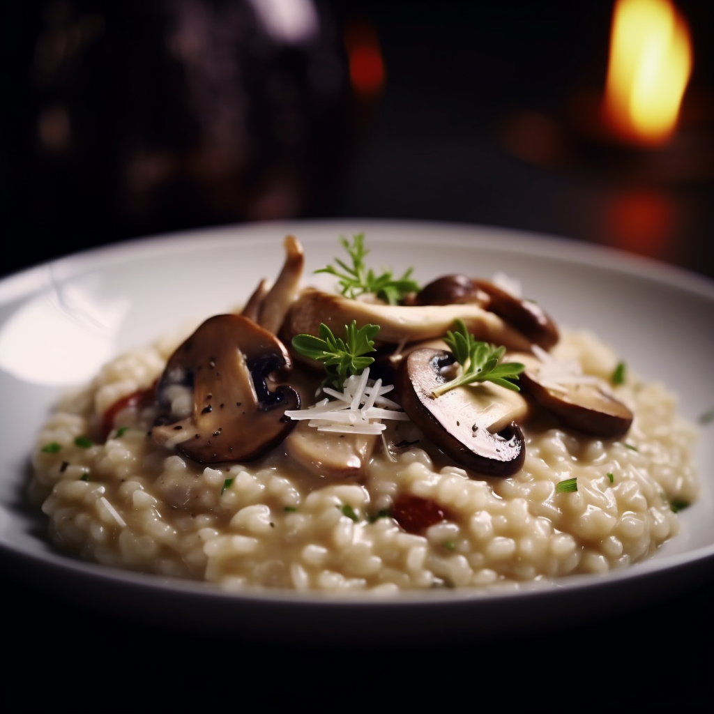 Baby Bella Mushroom Risotto Recipe