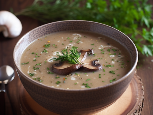 Baby Bella Mushroom Soup Recipe