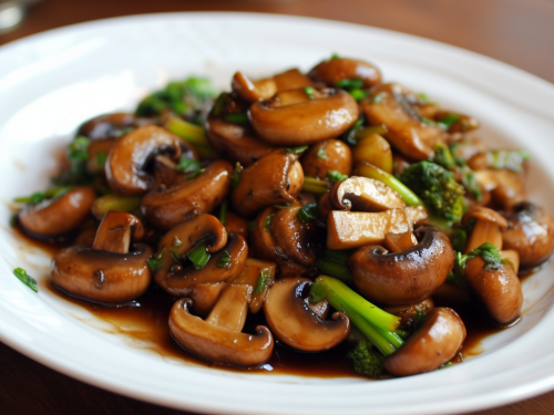 Baby Bella Mushroom Stir-Fry