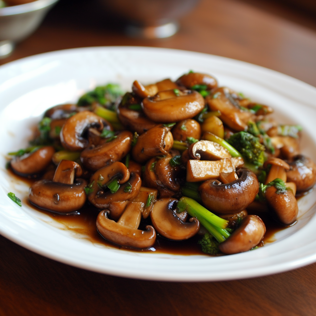 Baby Bella Mushroom Stir-Fry