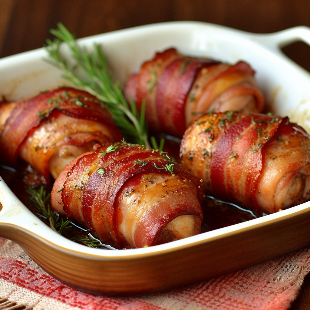 Bacon Wrapped Baked Chicken Breast Recipe