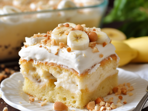 Banana Pudding Poke Cake Recipe