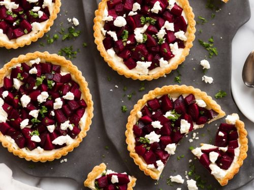 Beet and Goat Cheese Tart Recipe