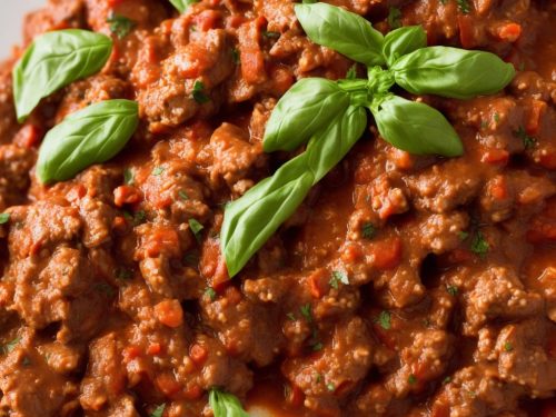 Bison Bolognese Recipe