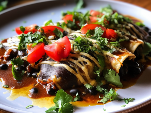 Black Bean Enchiladas Recipe