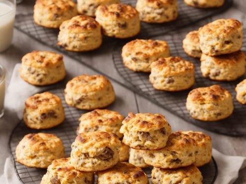 Breakfast Sausage and Cheddar Biscuits