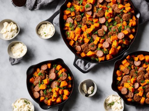 Breakfast Sausage and Sweet Potato Hash Recipe