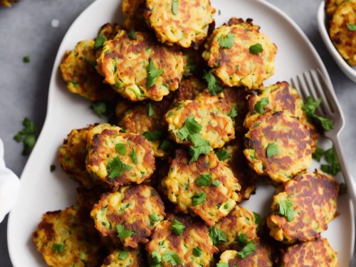 Breakfast Sausage and Zucchini Fritters Recipe