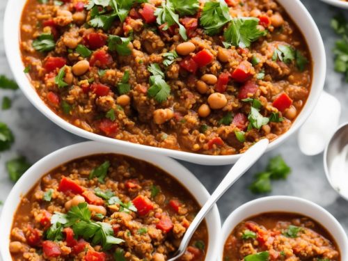 Bulgur and Bean Chili