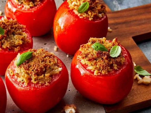 Bulgur and Herb-Stuffed Tomatoes