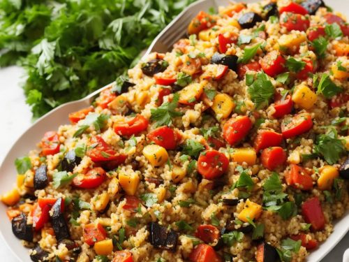 Bulgur and Roasted Vegetable Salad