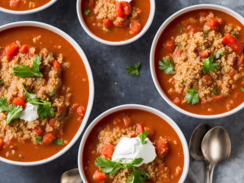 Bulgur and Tomato Soup