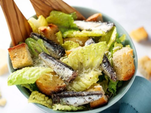 Caesar-Salad-with-Anchovy-Dressing-Recipe