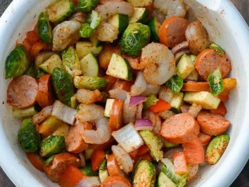 Cajun Keto Shrimp and Sausage Skillet Recipe