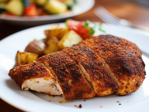 Cajun Spiced Baked Chicken Breast Recipe