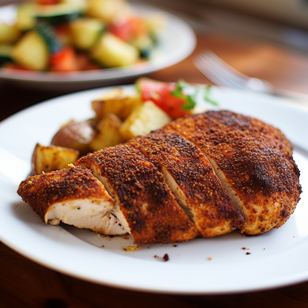 Cajun Spiced Baked Chicken Breast Recipe