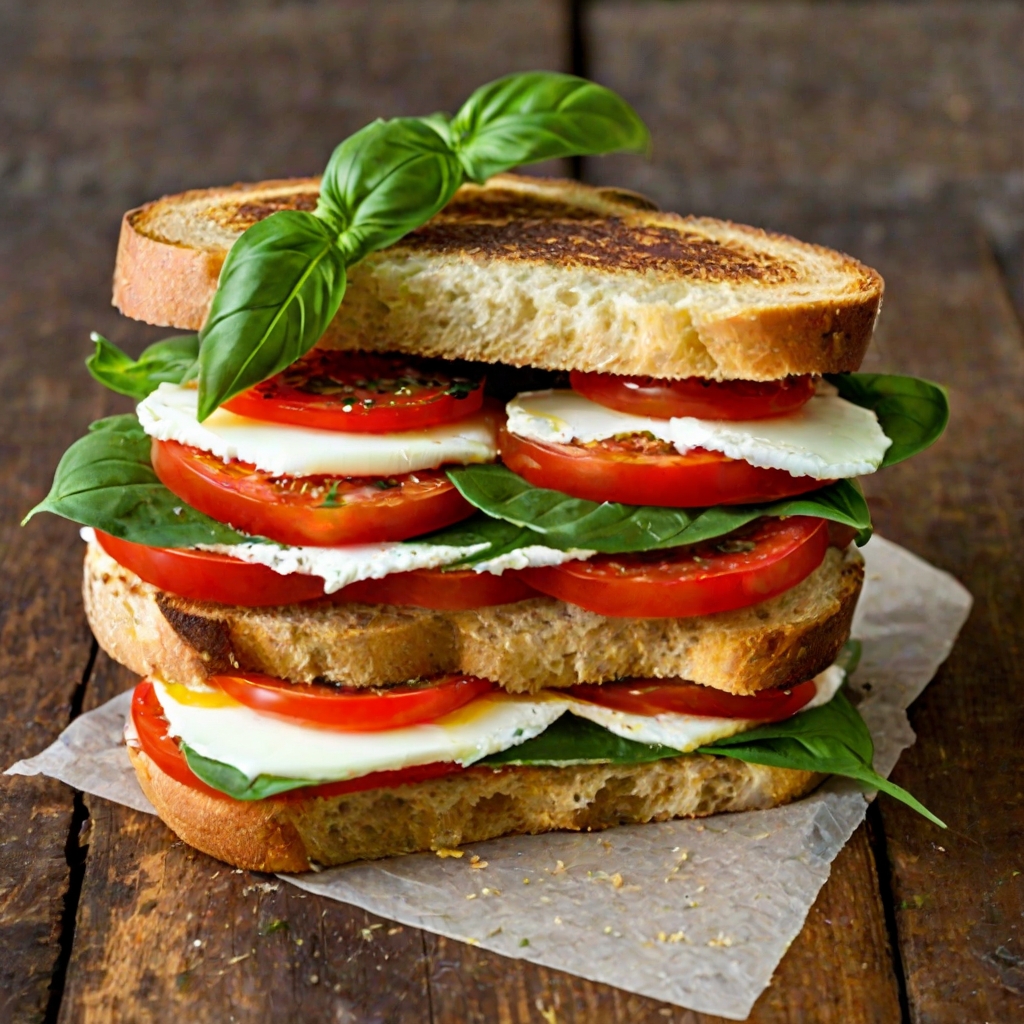 Caprese Breakfast Sandwich Recipe