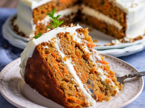 Carrot Cake with Cream Cheese Frosting Recipe