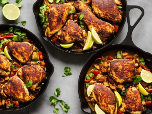 Cast Iron Skillet Cajun Chicken Recipe