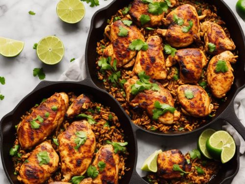 Cast Iron Skillet Chipotle Lime Chicken Recipe