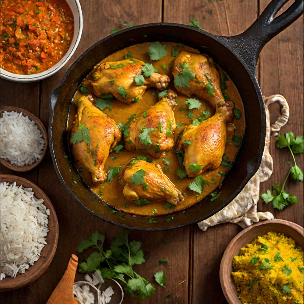 Cast Iron Skillet Curry Chicken Recipe