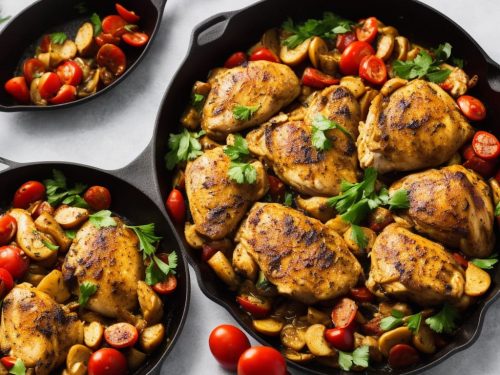 Cast Iron Skillet Greek Chicken