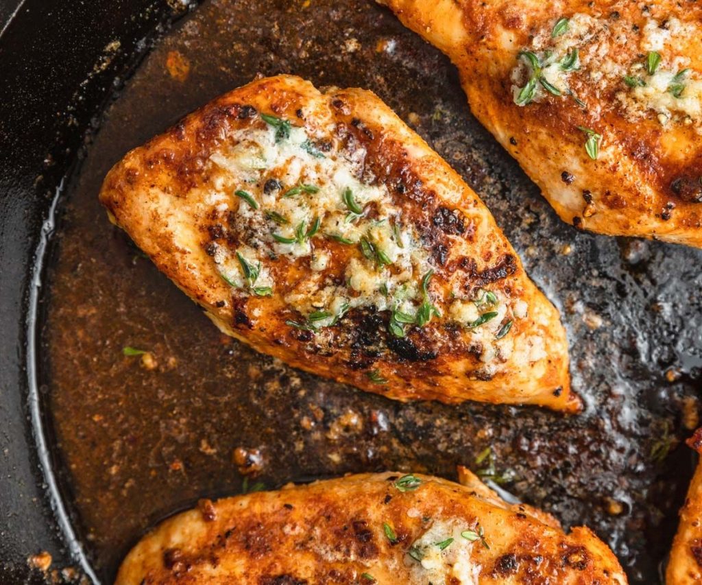 Cast Iron Skillet Herb Roasted Chicken Recipe