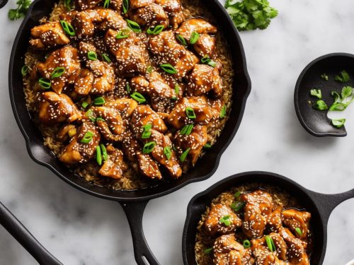 Cast Iron Skillet Sesame Ginger Chicken Recipe