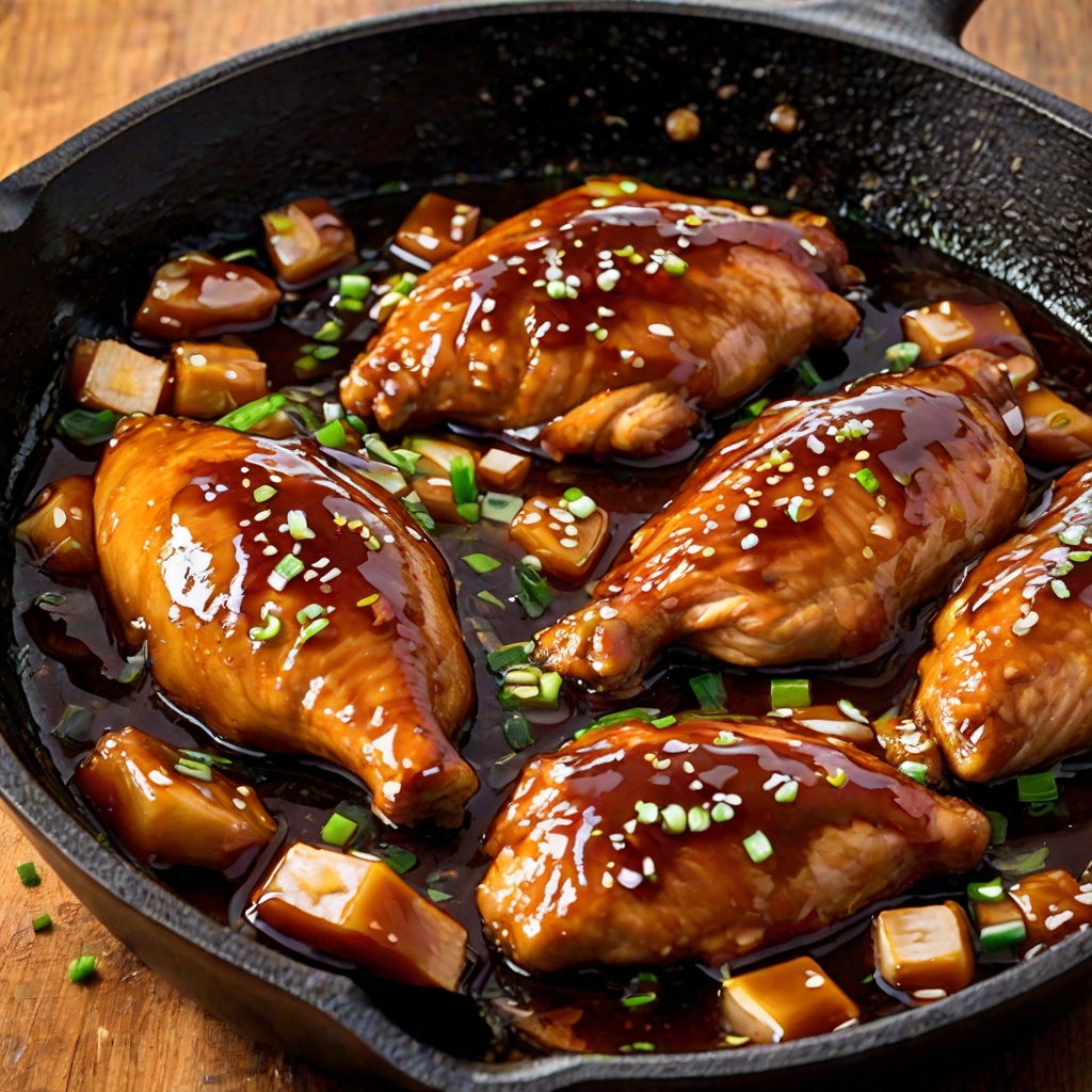 Cast Iron Skillet Teriyaki Chicken Recipe