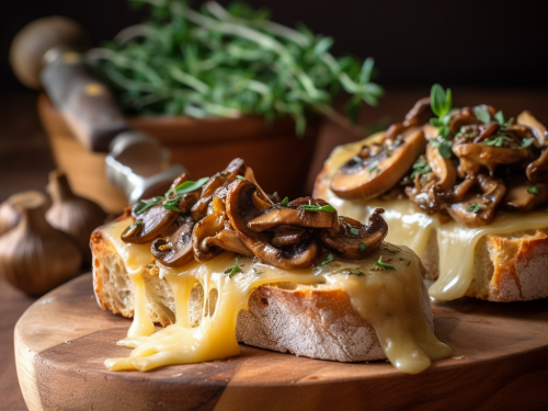 Chanterelle Mushroom and Gruyere Tartine Recipe