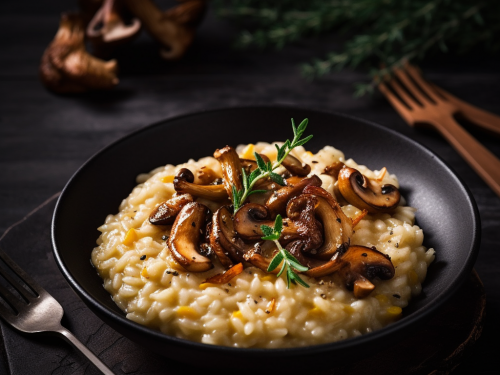 Chanterelle Mushroom Risotto