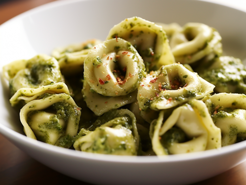 Cheesy Pesto Tortellini Recipe