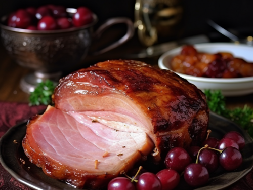 Cherry and Port Glazed Ham Recipe