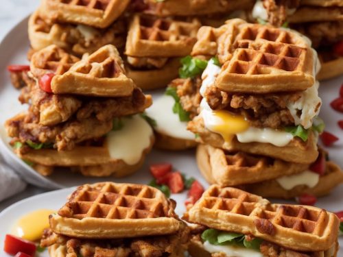 Chicken and Waffle Breakfast Sandwich Recipe