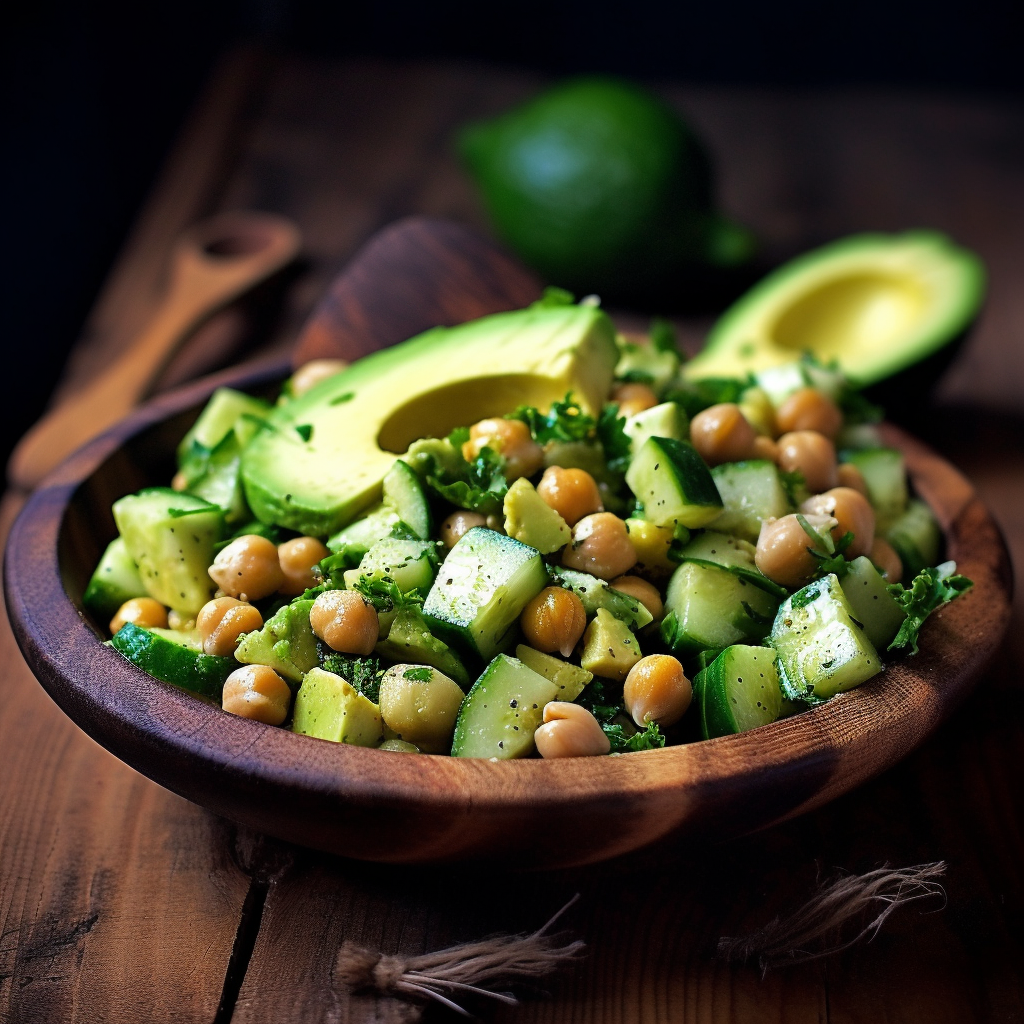 Chickpea and Avocado Salad Recipe