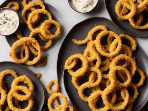 Chickpea Flour Onion Rings Recipe