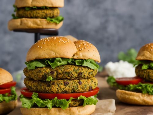 Chickpea Flour Veggie Burger Recipe