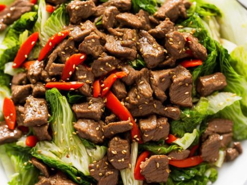 Chinese Cabbage and Beef Stir Fry Recipe