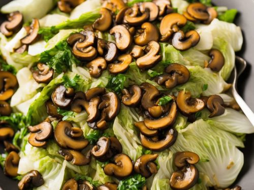 Chinese Cabbage and Mushroom Stir-Fry Recipe