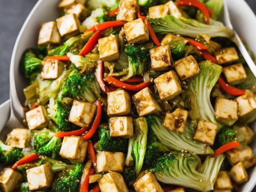 Chinese Cabbage and Tofu Stir Fry Recipe